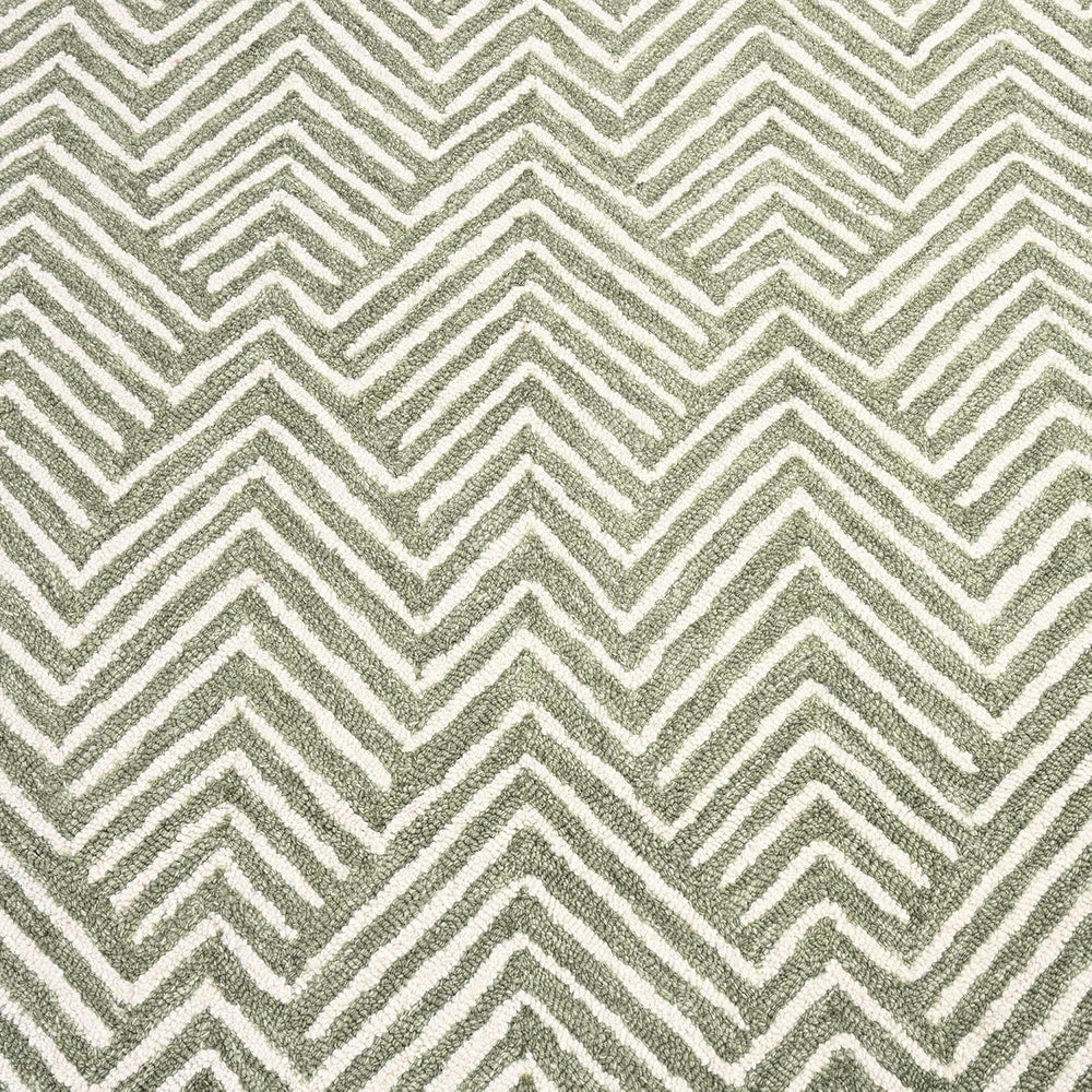 Modern Herringbone Chevron Collection Area Rug - Handmade Wool Carpet