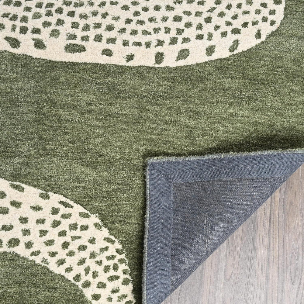 Hand-Tufted Snake Wool Rug