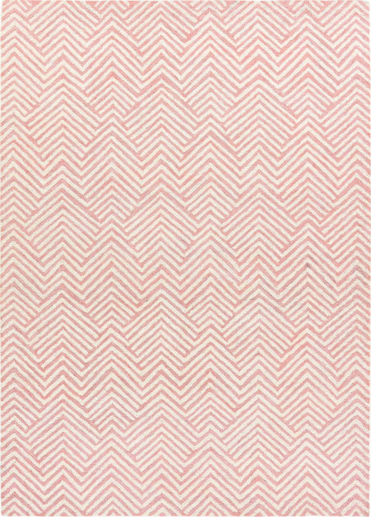 Modern Herringbone Chevron Collection Area Rug - Handmade Wool Carpet