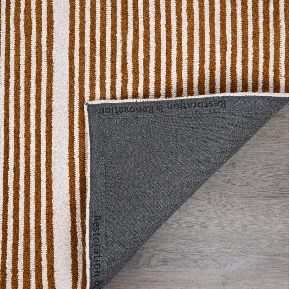 Gold, Ink & Olive Modern Hand-Tufted Wool Area Rug
