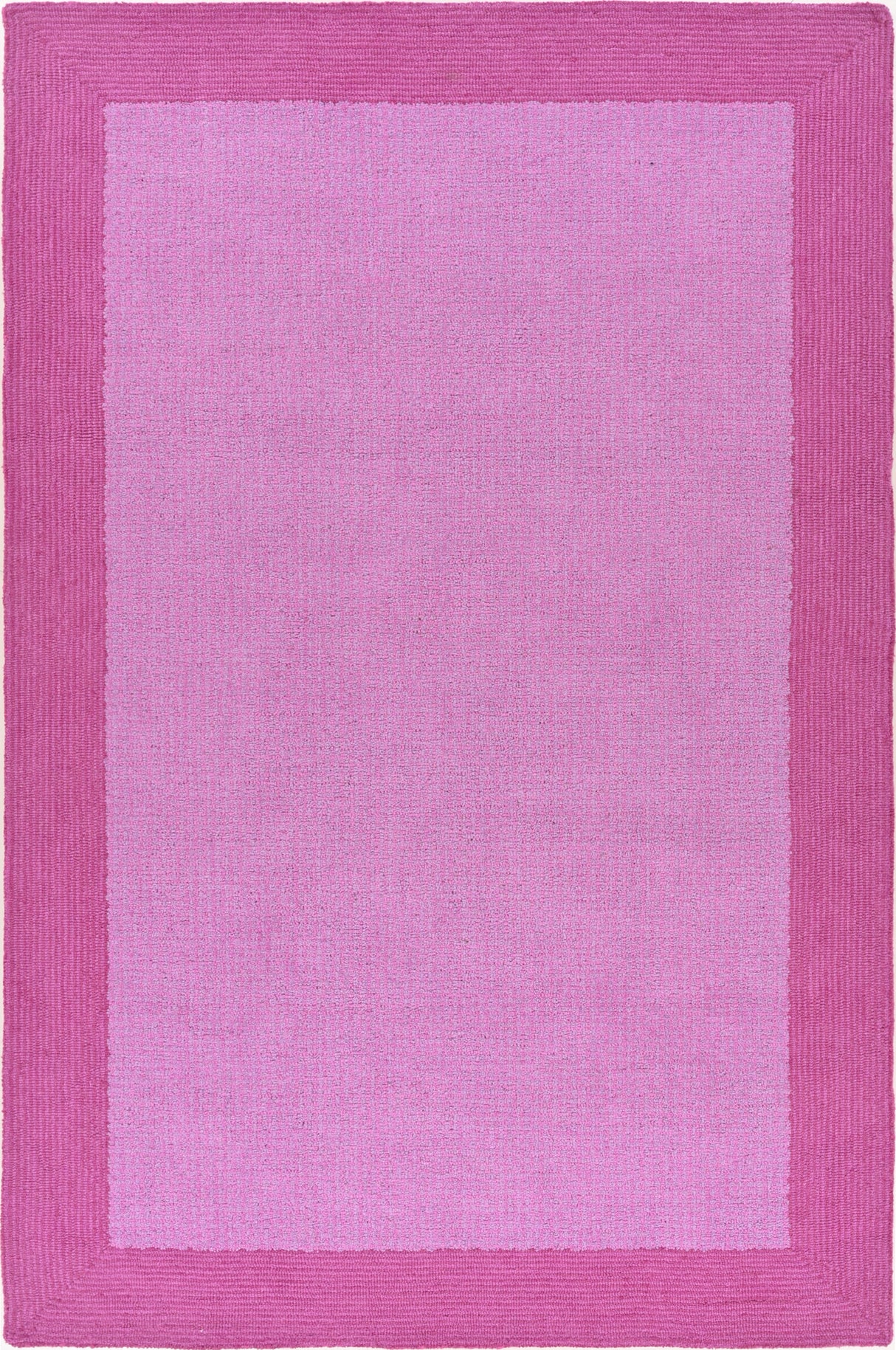 New Hand Made Floral, Kids, Modern, Herringbone Wool Area Rug