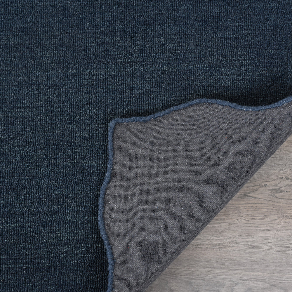 Scalloped Wool Rug – Hand-Tufted, Thick & Soft, Wavy Edge with Cotton Backing