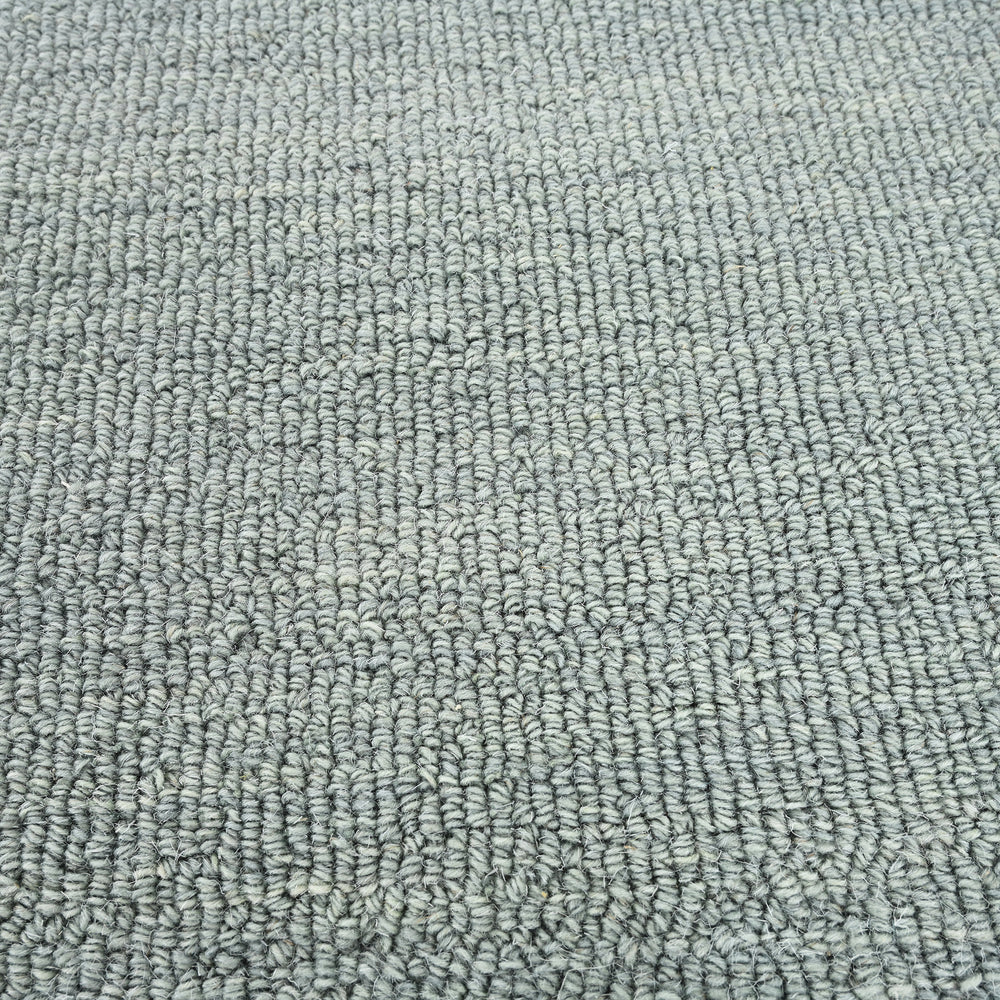 Scalloped Wool Rug – Hand-Tufted, Thick & Soft, Wavy Edge with Cotton Backing