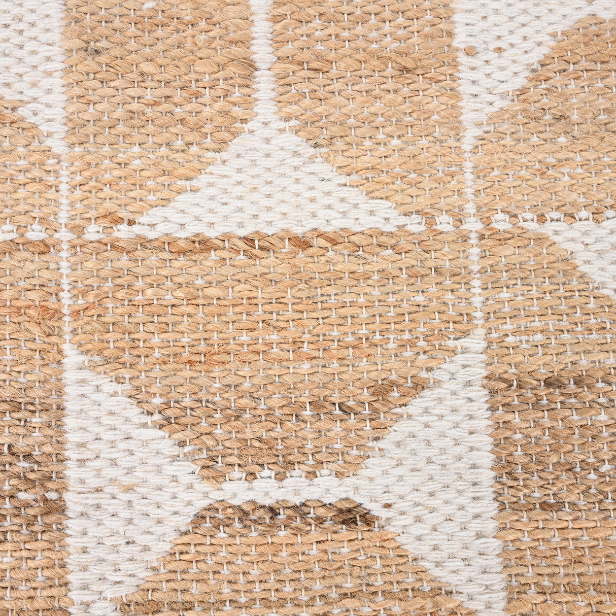 Handwoven Jute Rug with Cotton Base