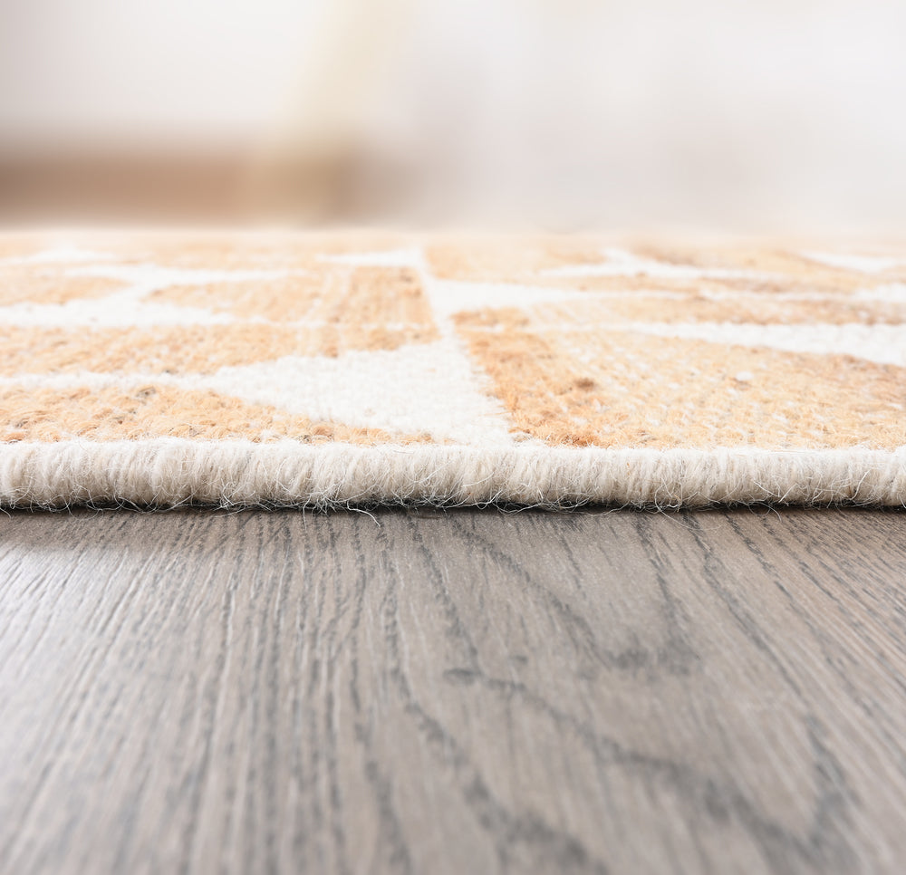 Handwoven Jute Rug with Cotton Base