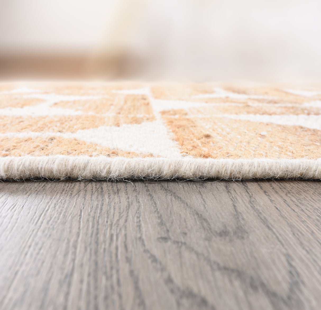 Handwoven Jute Rug with Cotton Base