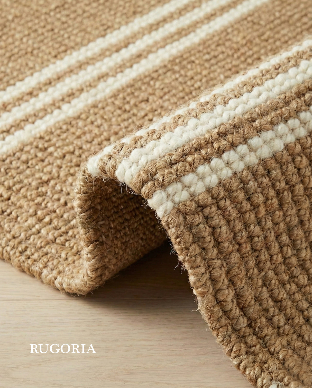 Handwoven Durrie Jute Area Rug