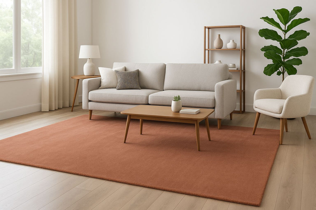 Hand-Tufted Wool Rug – 100% Natural Wool, Thick, Soft & Durable