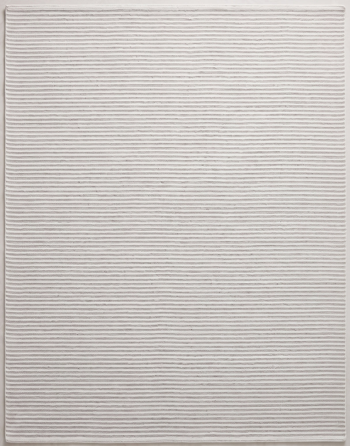 Modern Hand Tufted Wool Rug, Thin Striped Pattern, Soft Wool Carpet