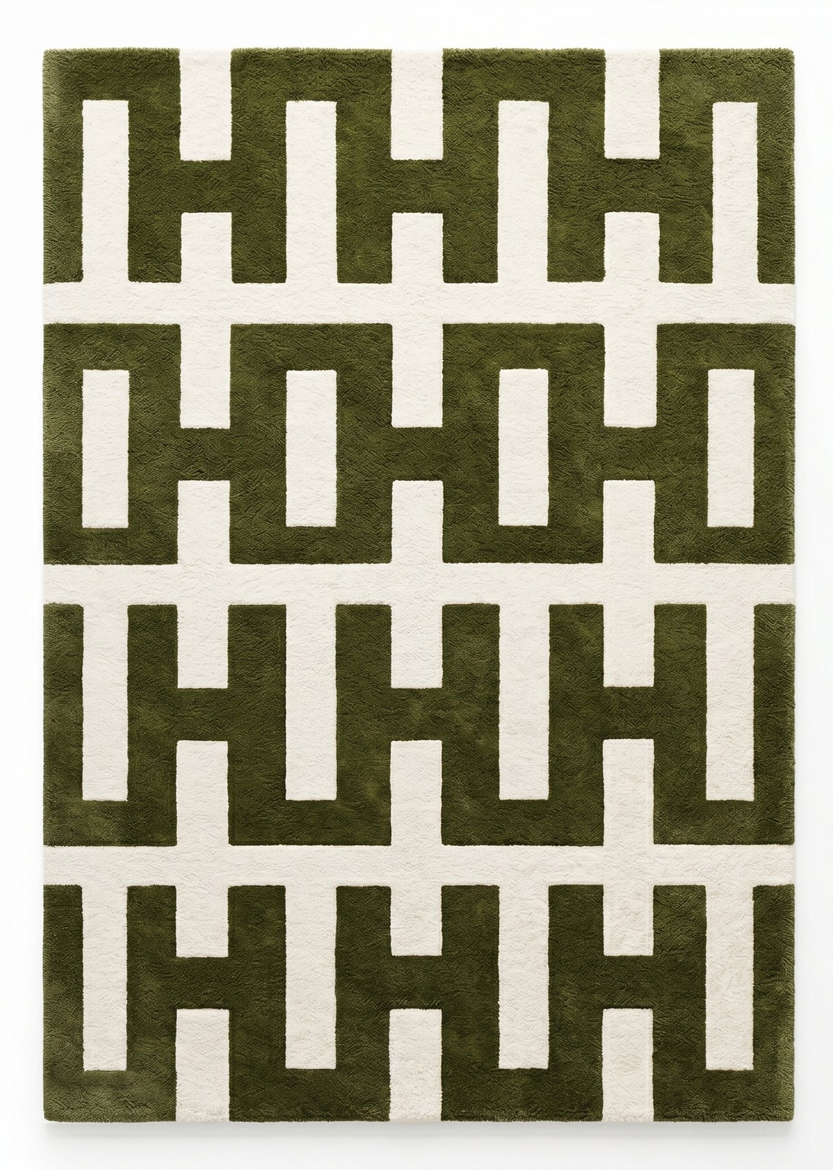 Modern Collection Hand-Tufted Wool Rug, Soft Plush Handmade Carpet