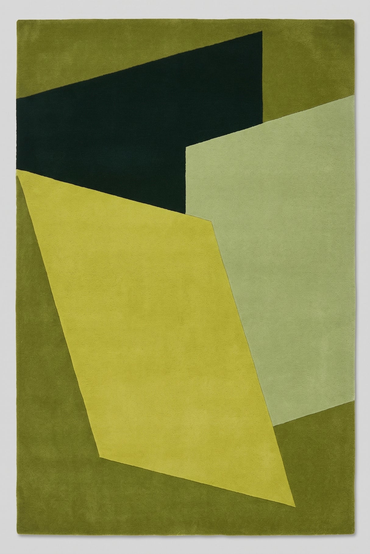 Modern Collection Hand-Tufted Wool Rug, Soft Plush Handmade Carpet