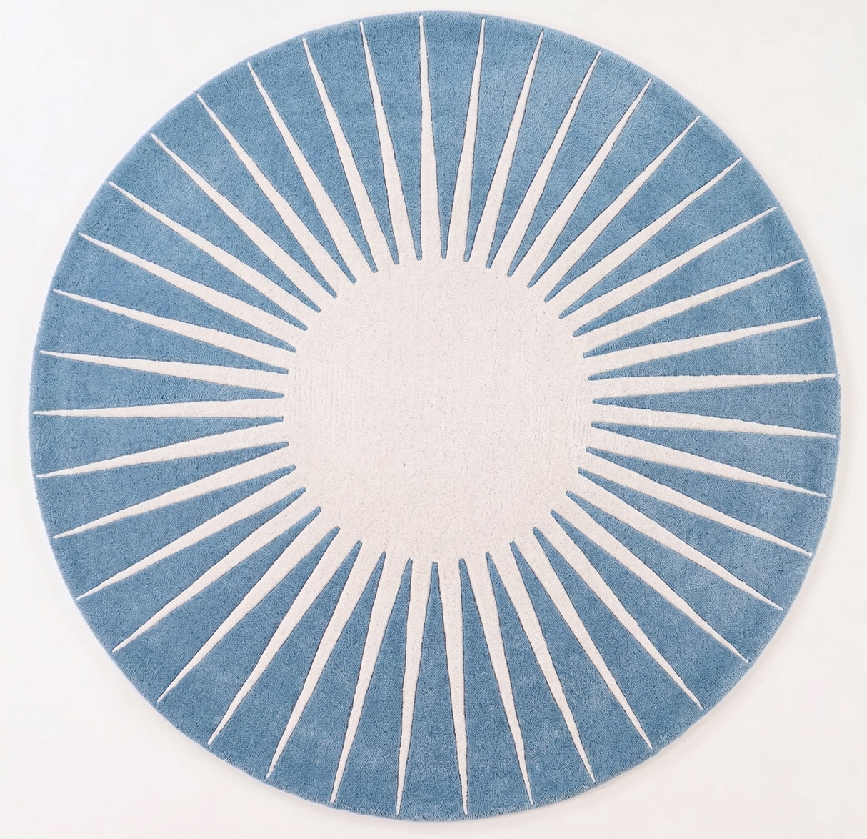 Modern Round Area Rug – Hand-Tufted with 100% New Zealand Wool