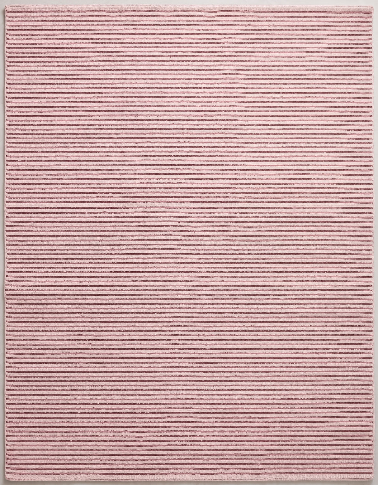 Modern Hand Tufted Wool Rug, Thin Striped Pattern, Soft Wool Carpet
