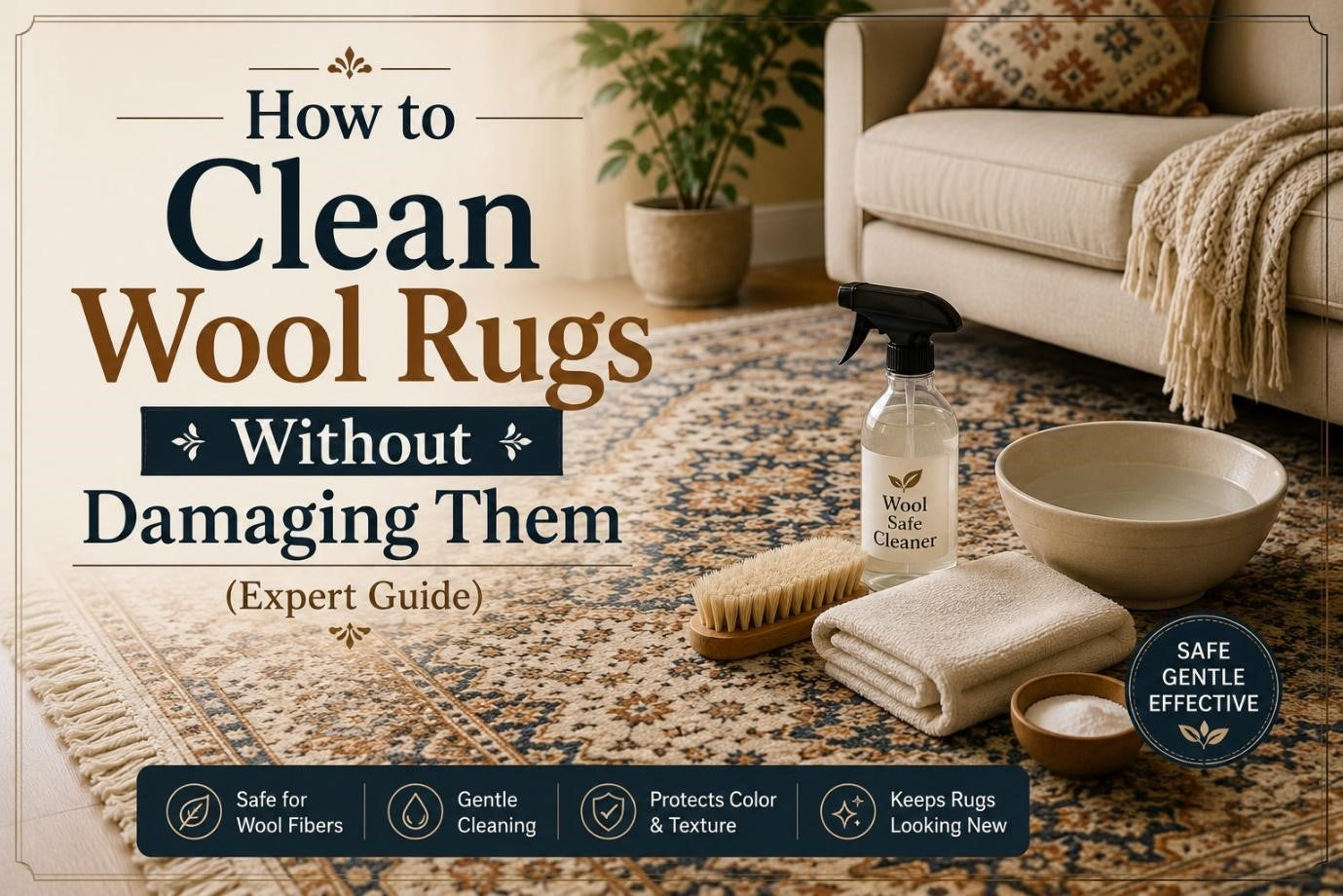 Best Ways to Clean Wool Rugs Without Damage | Restoration and Renovation