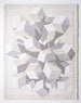 Hand-Tufted Wool Area Rug, 3D Cube Design