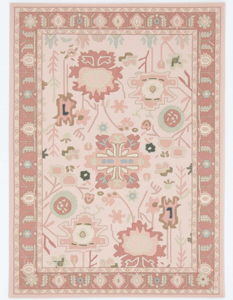 Traditional Oushak Wool Rug