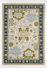 Traditional Oushak Wool Rug