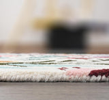 Hand-Tufted Floral Area Rug - Colorful Garden Design