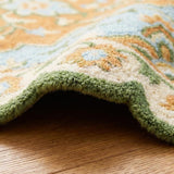 Traditional Hand-Tufted Wool Rug – Vintage Floral Medallion Pattern