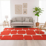 Modern Wool Rug – Hand-Tufted, Soft & Thick | Abstract Geometric Design