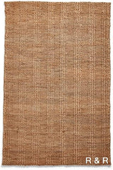 Natural Jute Area Rug – Handwoven with Non-Slip Backing