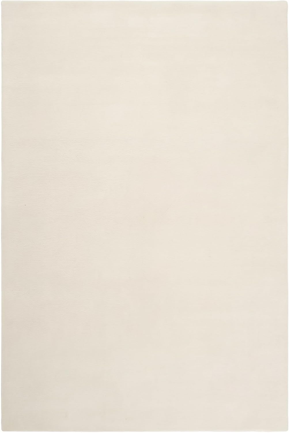 Solid Hand Tufted Wool Area Rug, Soft Plush Carpet