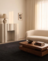 Solid Hand Tufted Wool Area Rug, Soft Plush Carpet