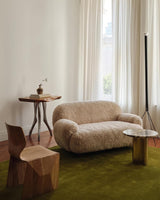 Solid Hand Tufted Wool Area Rug, Soft Plush Carpet