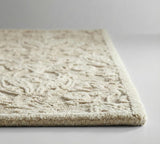 Hand-Tufted Floral Damask Wool Rug
