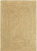 Natural Jute Area Rug – Handwoven with Non-Slip Backing