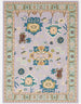Traditional Oushak Wool Rug