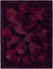 Hand-Tufted Wool Area Rug, 3D Cube Design