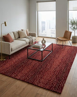 Antelope Cheetah – Contemporary Handmade 100% Wool Area Rug