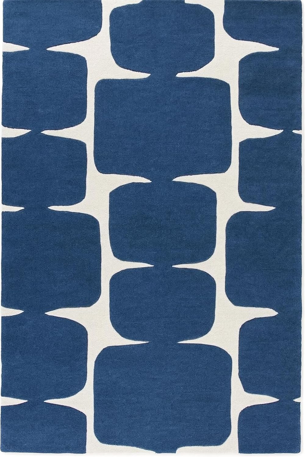 Modern Wool Rug – Hand-Tufted, Soft & Thick | Abstract Geometric Design