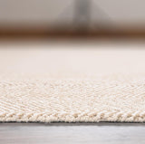 Modern Herringbone Chevron Collection Handmade Wool Rug