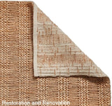 Natural Jute Area Rug – Handwoven with Non-Slip Backing