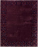 Hand-Tufted Wool Area Rug, Geometric Border,