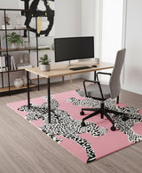 Climbing Jaguar Modern Handmade Wool Area Rug