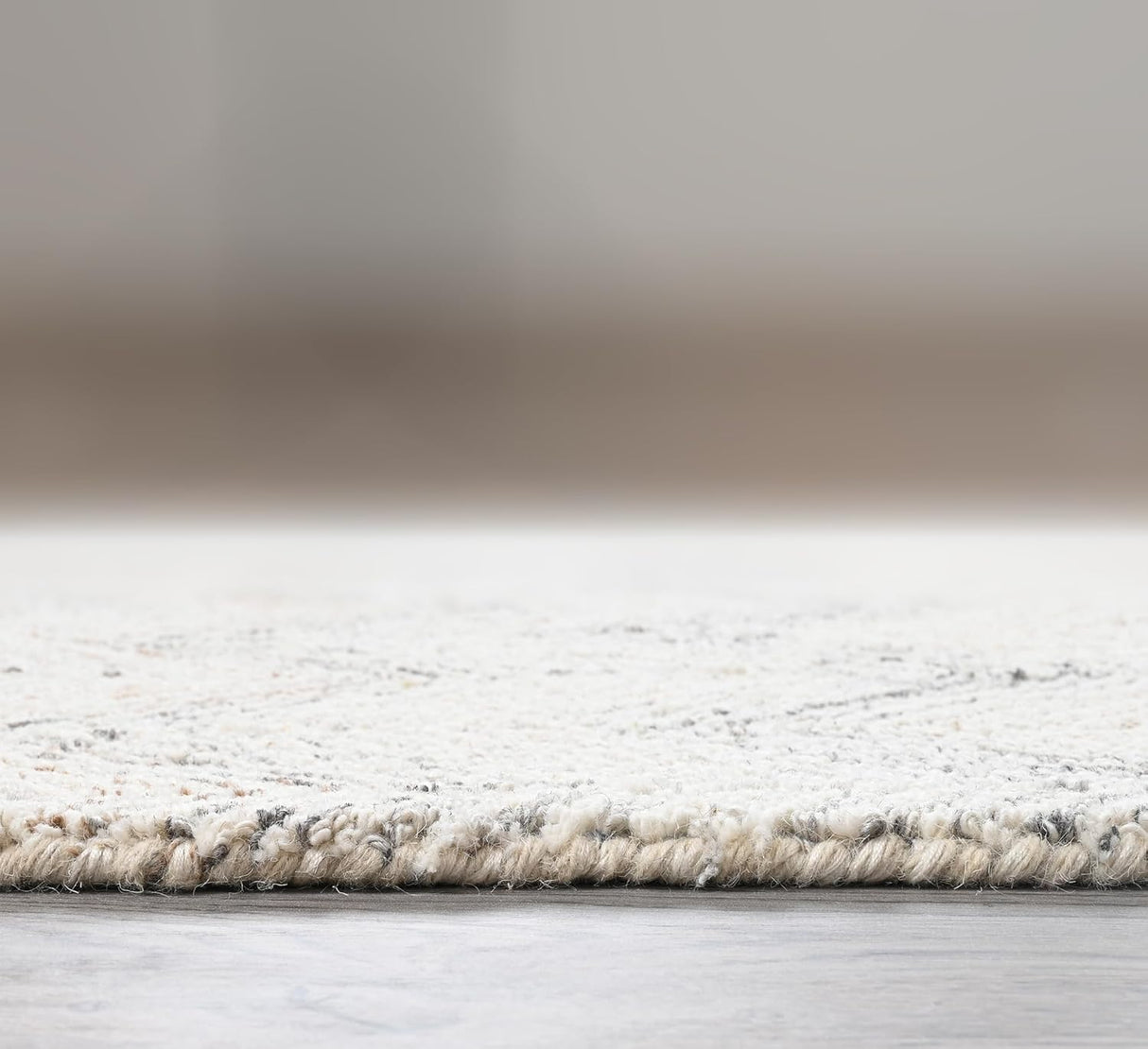 Modern Herringbone Chevron Collection Handmade Wool Rug