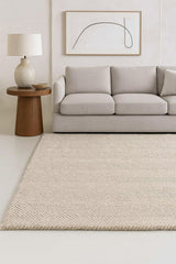 Modern Herringbone Chevron Collection Handmade Wool Rug