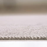 Modern Herringbone Chevron Collection Handmade Wool Area Rug