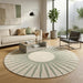 Round Jute Rug – Handwoven Natural Fiber Accent Rug