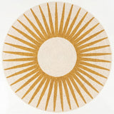 Round Jute Rug – Handwoven Natural Fiber Accent Rug