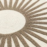 Round Jute Rug – Handwoven Natural Fiber Accent Rug