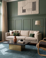 Solid Hand Tufted Wool Area Rug, Soft Plush Carpet