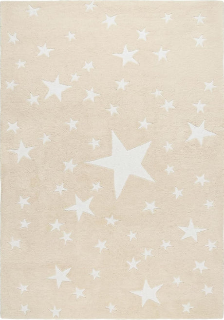 Hand-Tufted Star Wool Rug for Kids | Soft, Thick & Durable Starry Night Design