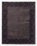 Hand-Tufted Wool Area Rug, Geometric Border,