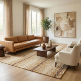 Antelope Cheetah Blue – Contemporary Handmade 100% Wool Area Rug