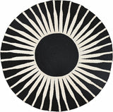 Round Jute Rug – Handwoven Natural Fiber Accent Rug