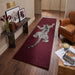 Modern Handmade Climbing Jaguar Wool Area Rug